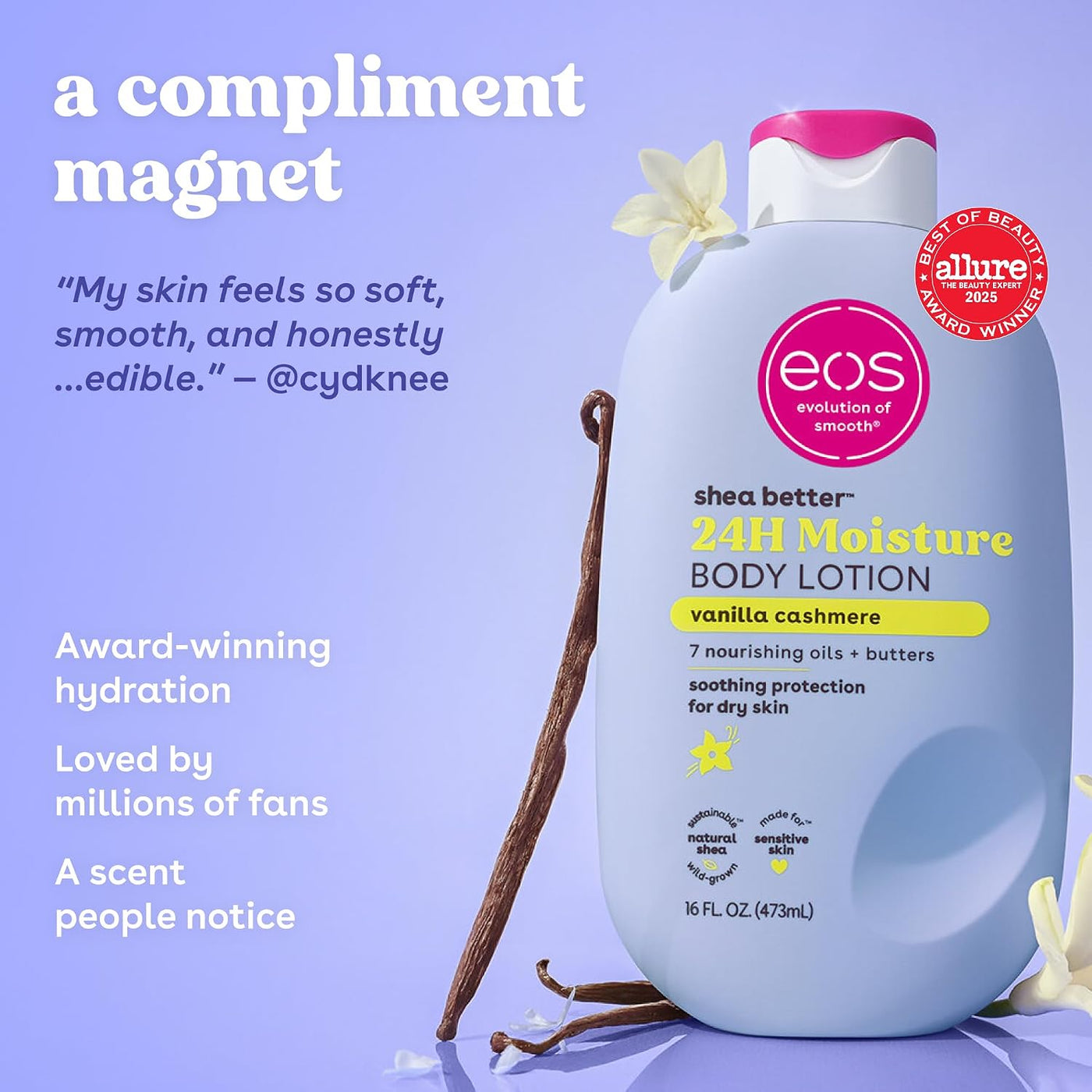 eos Shea Better Loción Corporal Vanilla Cashmere