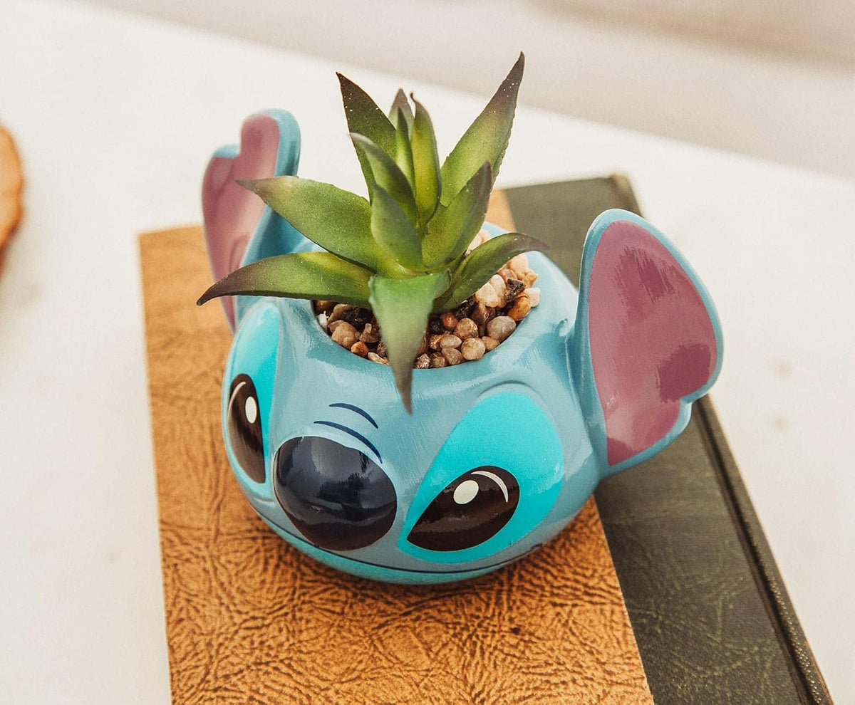 Disney Lilo & Stitch - Mini maceta de cerámica de 3 pulgadas co...