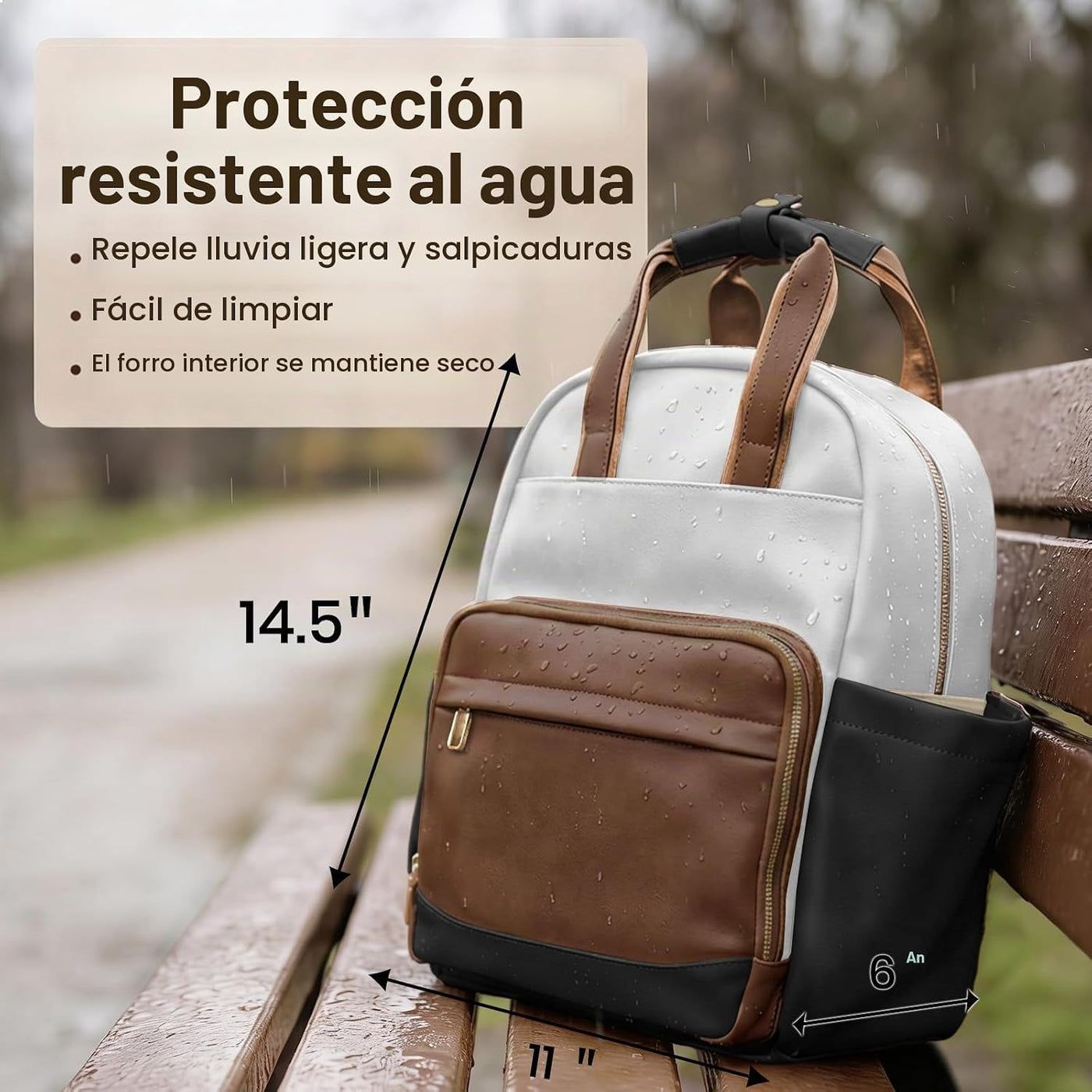 miss fong Bolsa de pañales pequeña \u2013 Mochila para pañales de b...