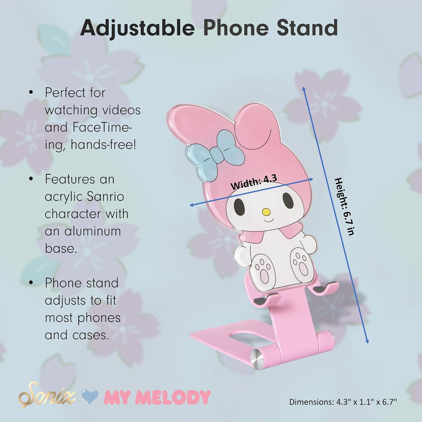 Sonix x Sanrio Soporte de Teléfono con Personajes | Soporte Ajustab...