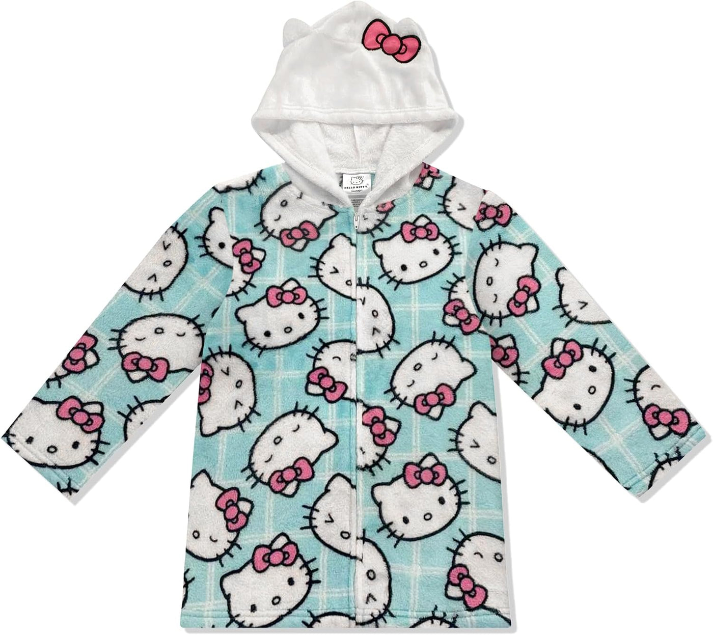 Hello Kitty Bata de baño de forro polar para niñas - Bata de baño c...