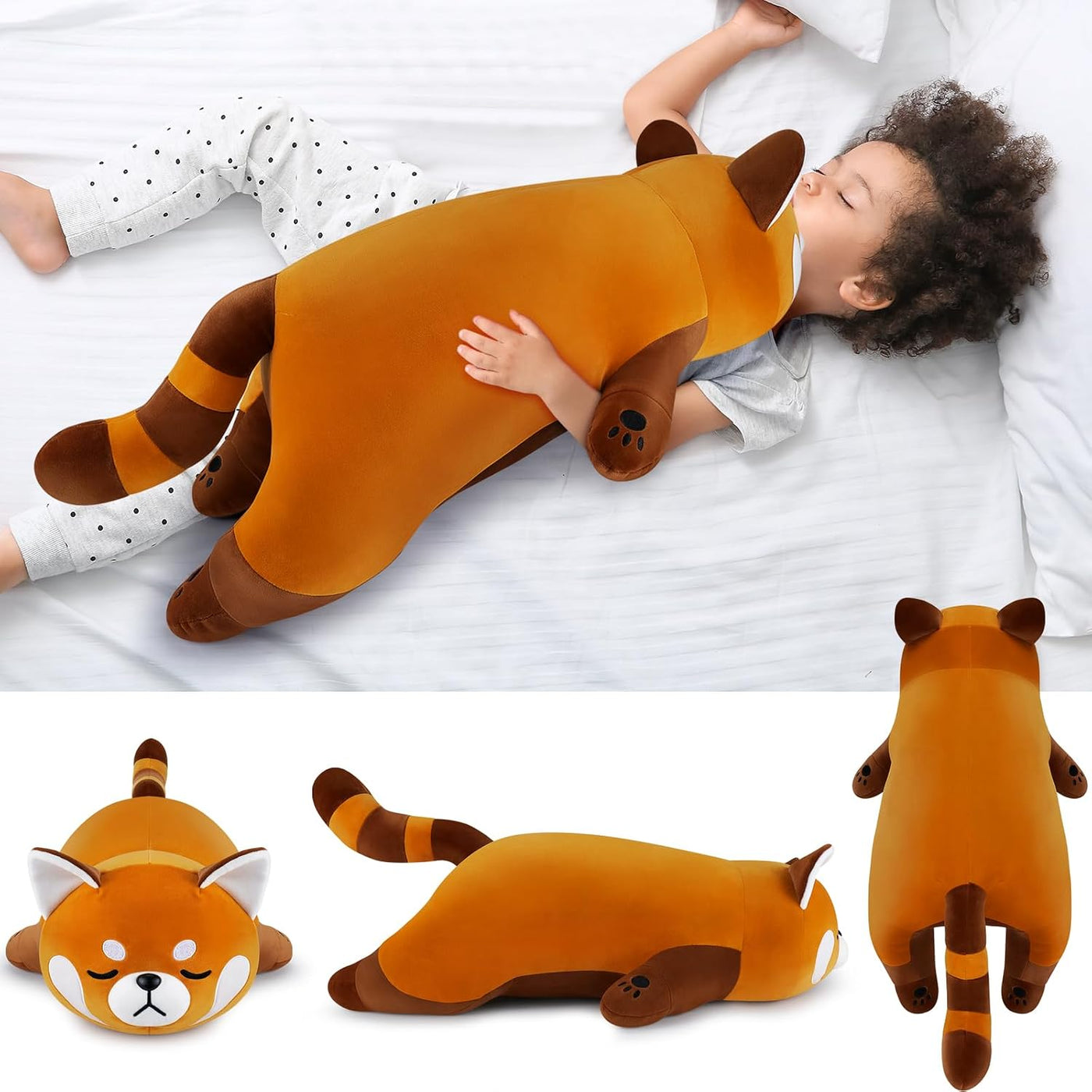Auspicious beginning - Peluche gigante de 76 cm de panda rojo - Gra...