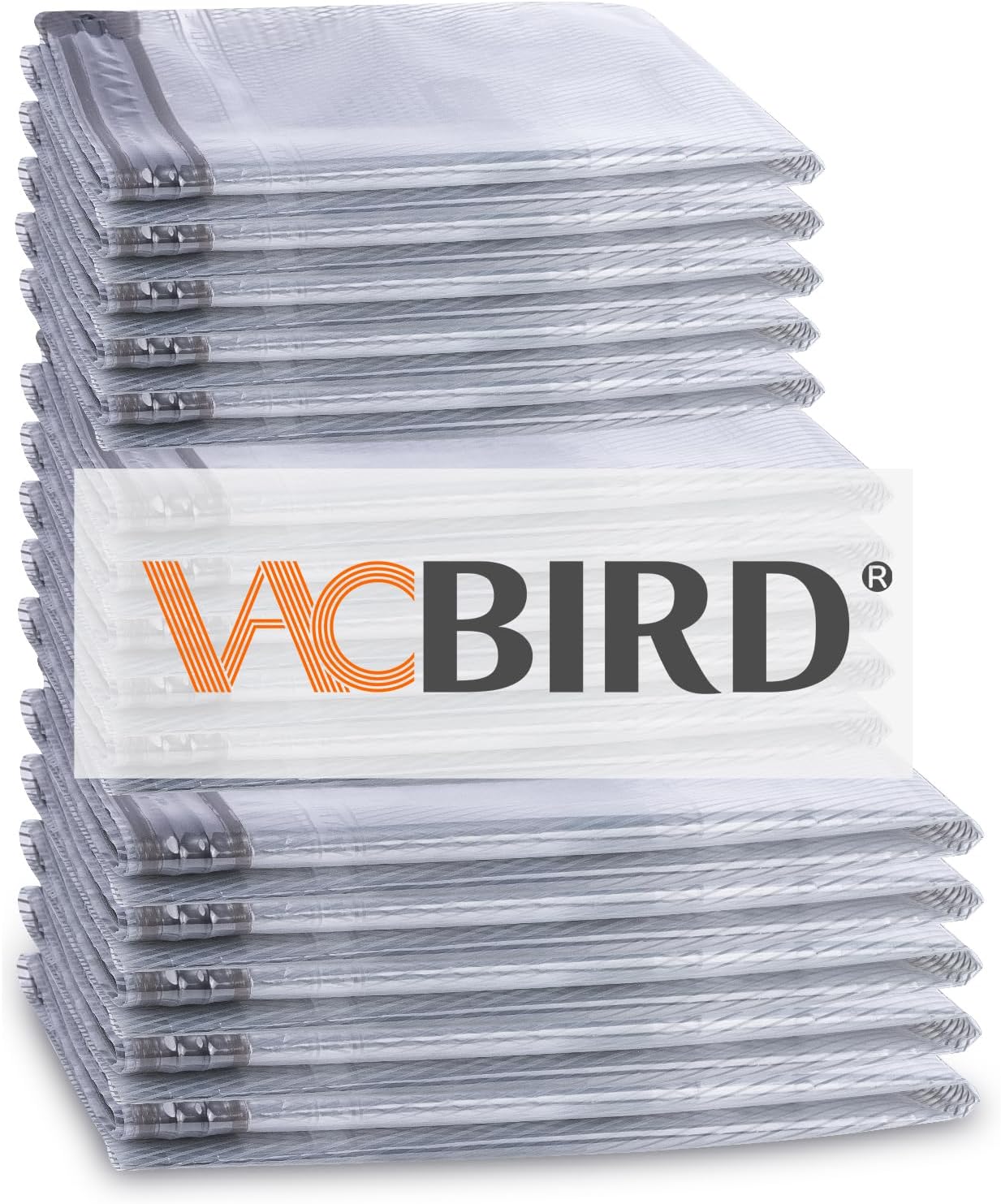 Vacbird Paquete de 15 bolsas de almacenamiento al vacío para viajes...