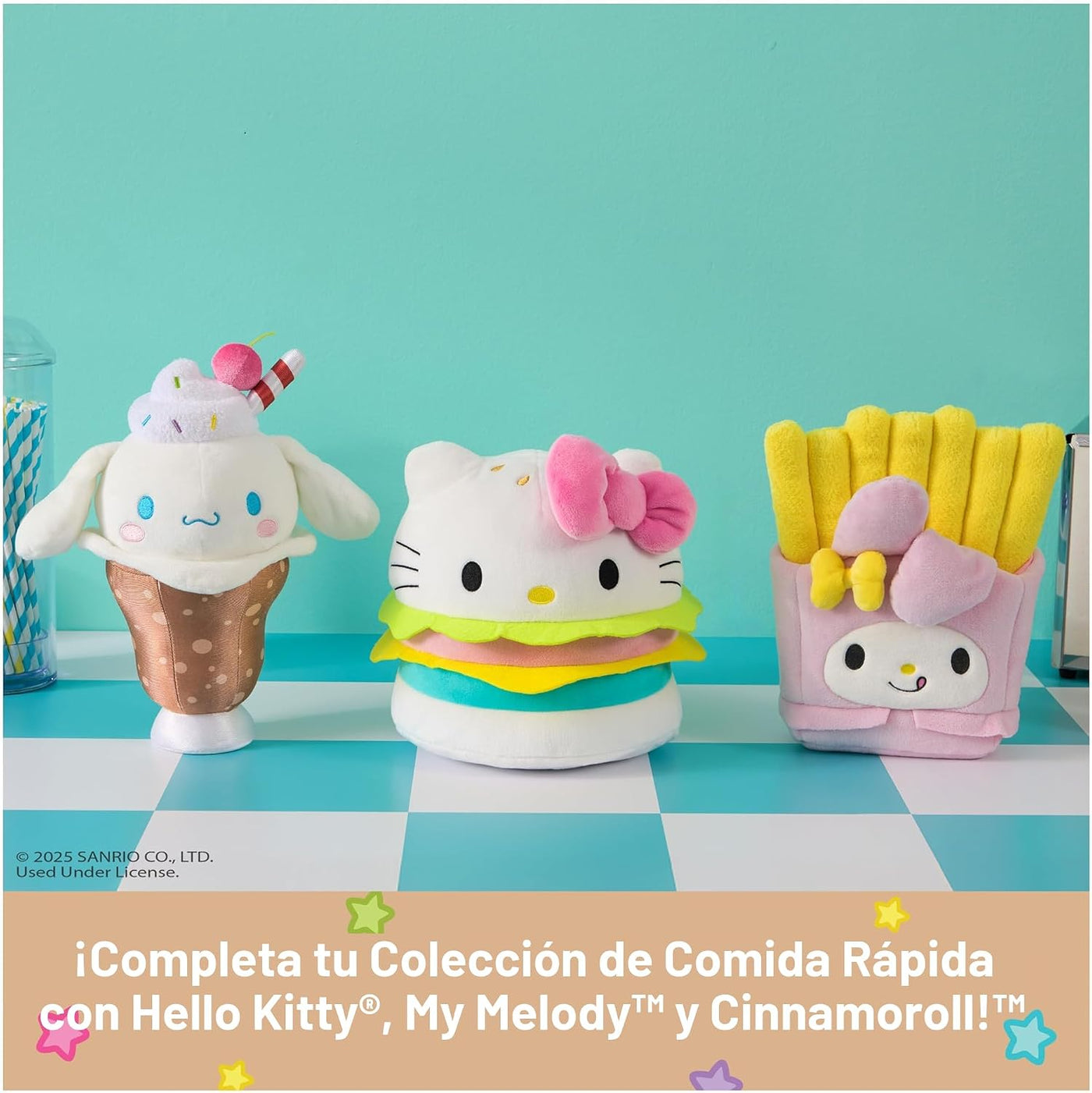 GUND Sanrio Cinnamoroll Root Beer Float - Juguete de peluche de 8 p...