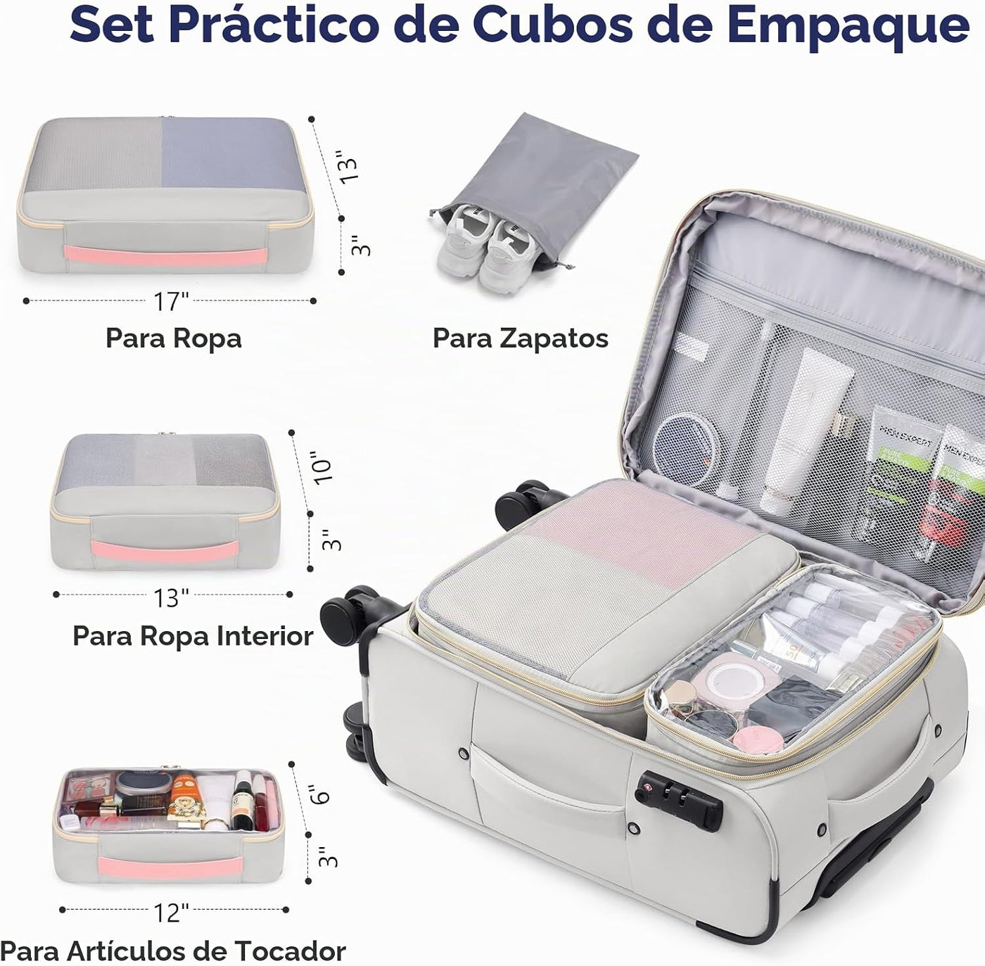 Softside - Maleta de mano expandible con apertura superior de 20 pu...