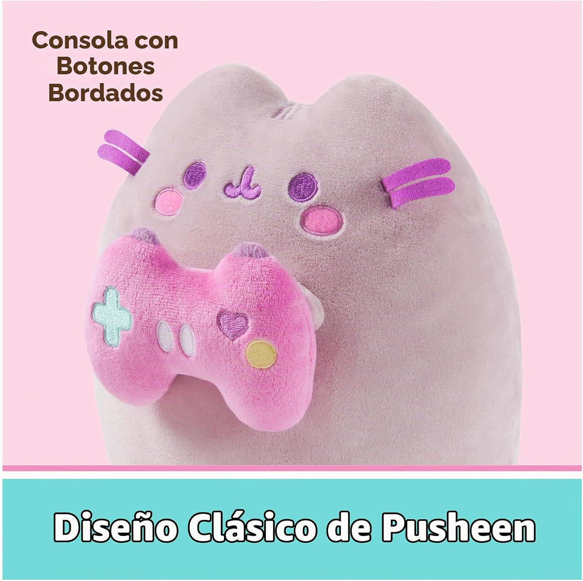 GUND Pusheen Gamer - Juguete de peluche de 9.5 pulgadas para mayore...