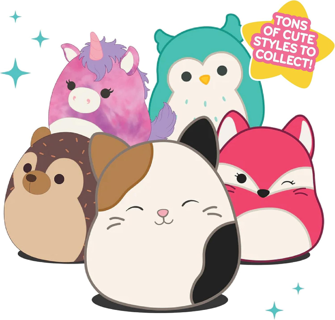 Squishmallows Conjunto de Galletas Navideñas de Hello Kitty & M...