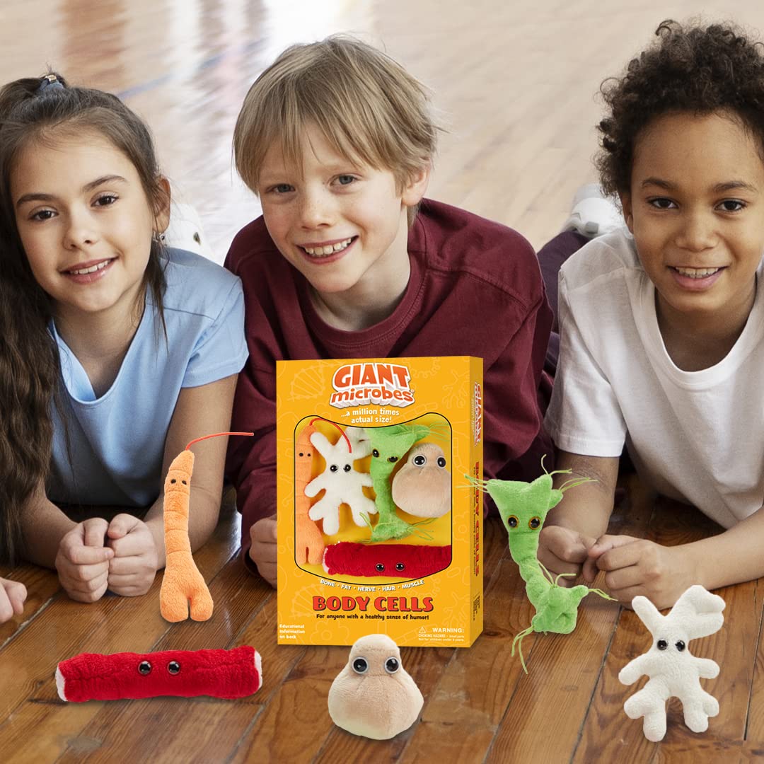 GIANT MICROBES Caja de regalo con temática de células corporales, r...
