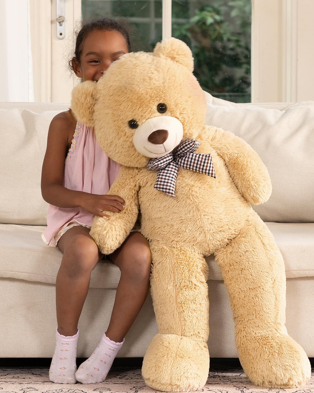 MaoGoLan - Oso de peluche gigante de 39 pulgadas, ultra suave y lin...