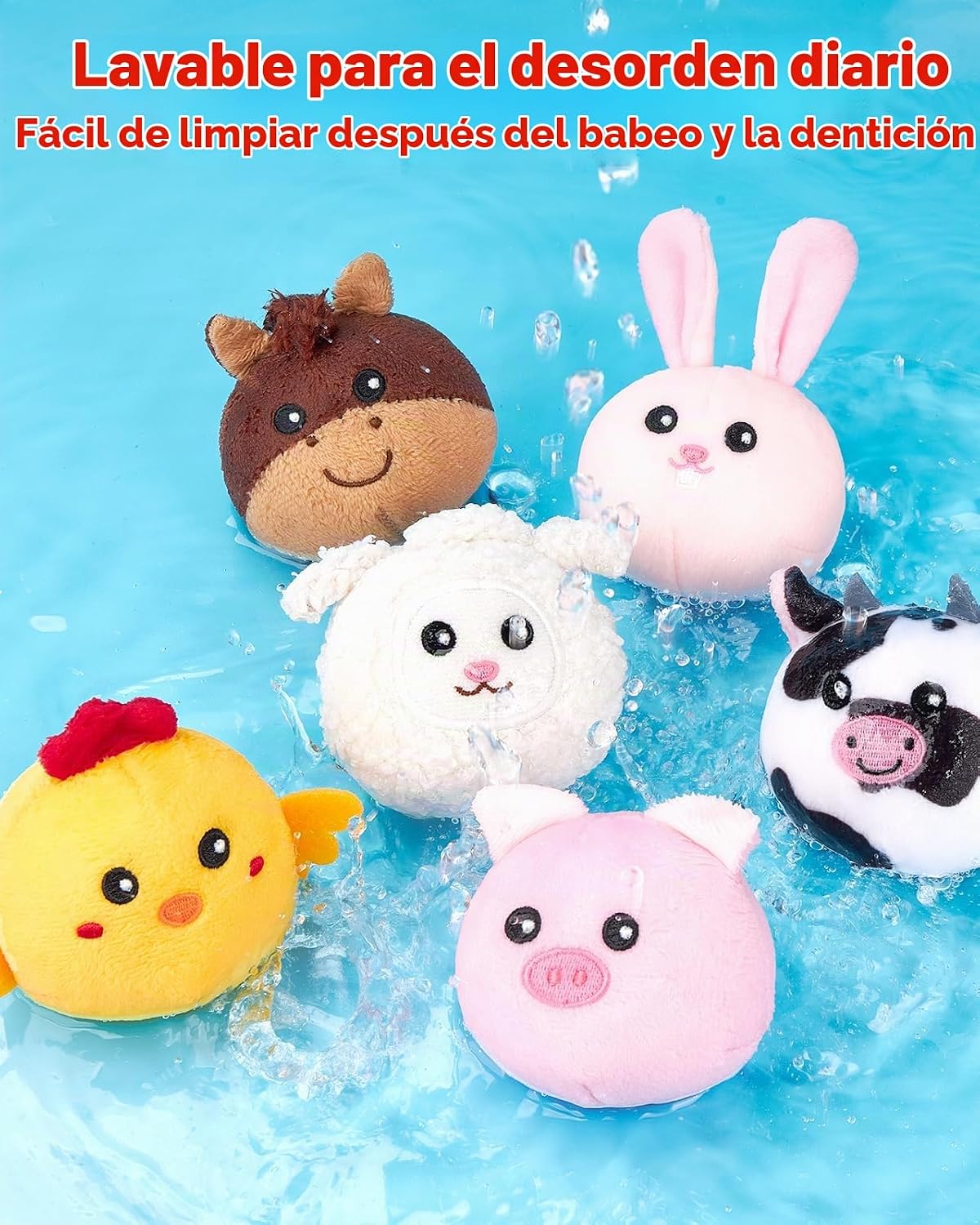 hahaland Juguetes para bebés de 6 a 12 meses - Peluche sorpresa de...