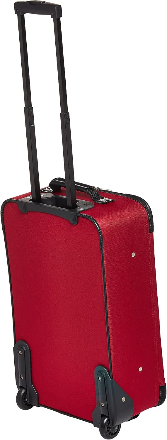 American Tourister Fieldbrook XLT Softside - Equipaje vertical, Roj...