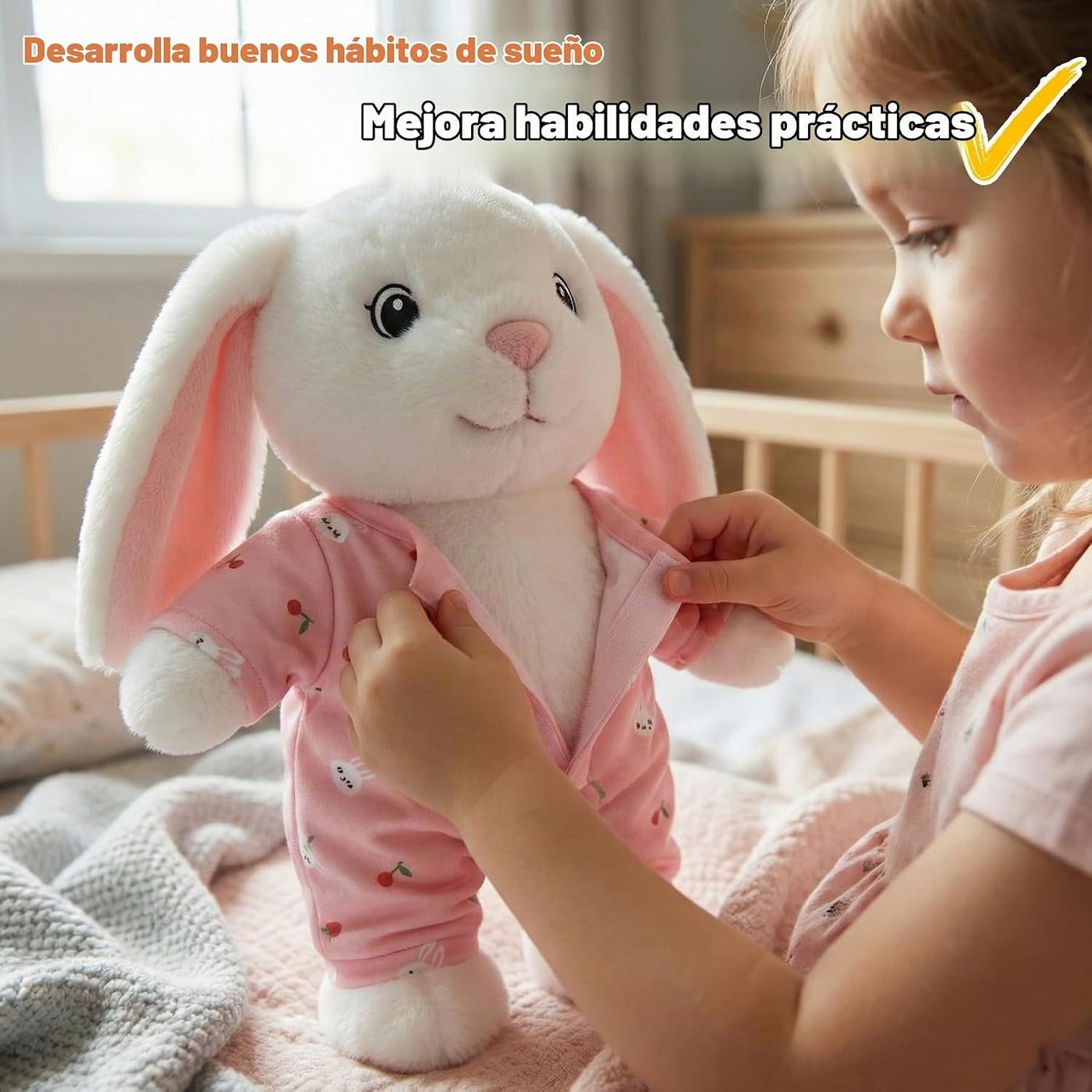 okegztoa Animal de peluche con ropa, disfraz de disfraz suave para...