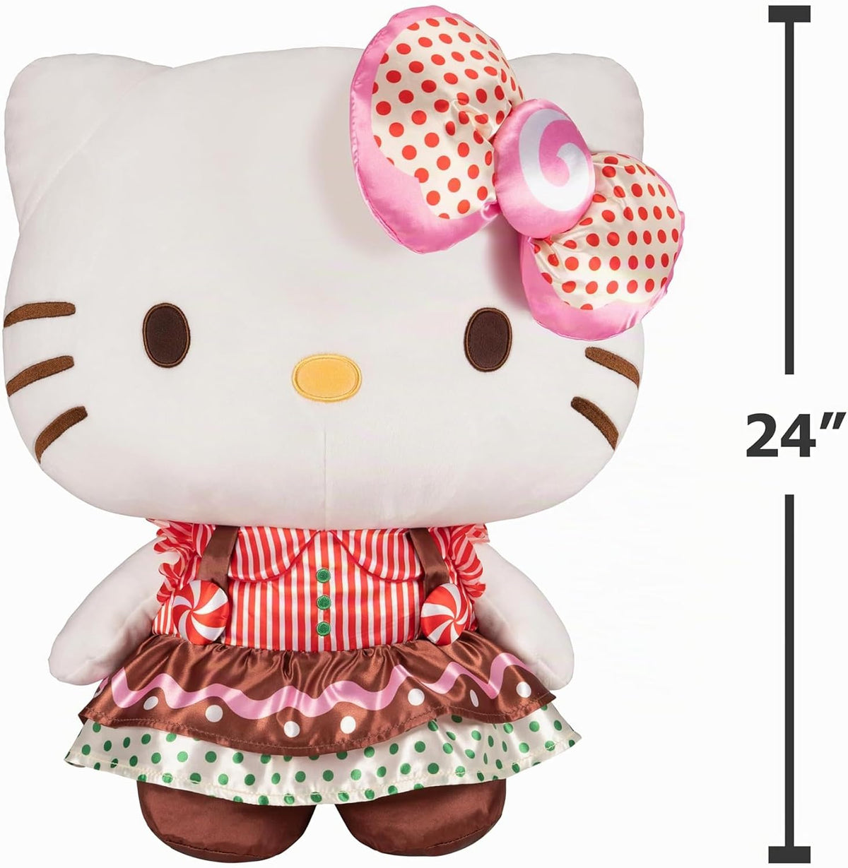 Jazwares Hello Kitty® - Peluche navideño de 24 pulgadas, producto o...