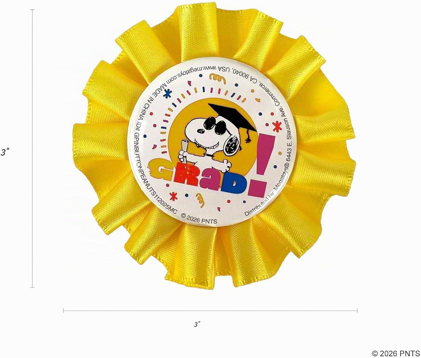 Megatoys Peanuts Snoopy - Juego de regalo de graduación de Snoopy d...