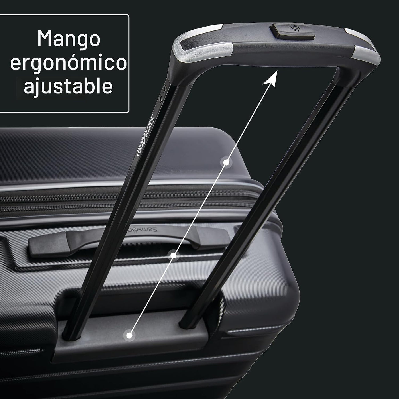 Samsonite Omni 2 - Equipaje rígido extensible con ruedas giratorias...