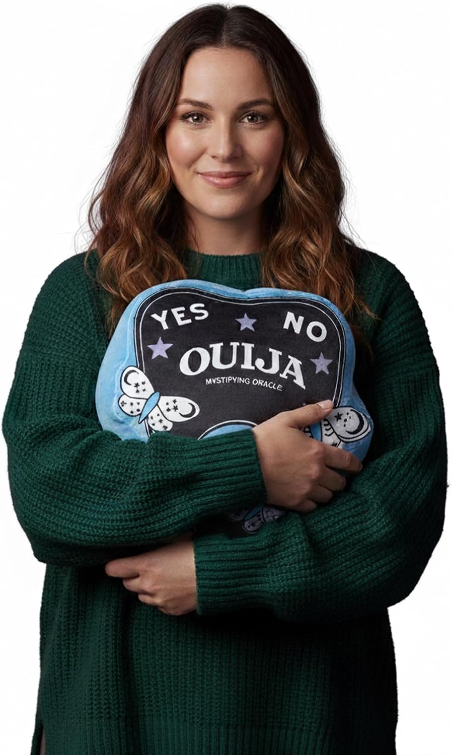 Hasbro Ouija Moth Planchette Halloween Almohada de viaje de nube de...