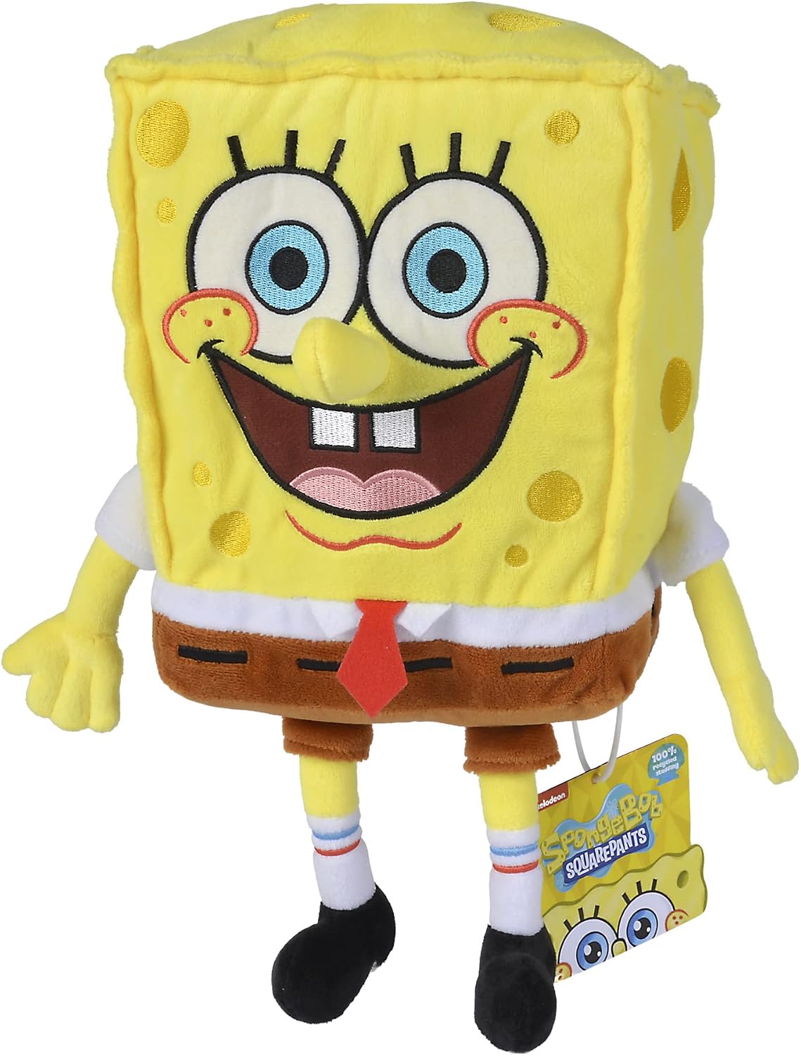 Simba Juguetes - Peluche de Bob Esponja - Ultra suave y acogedor -...