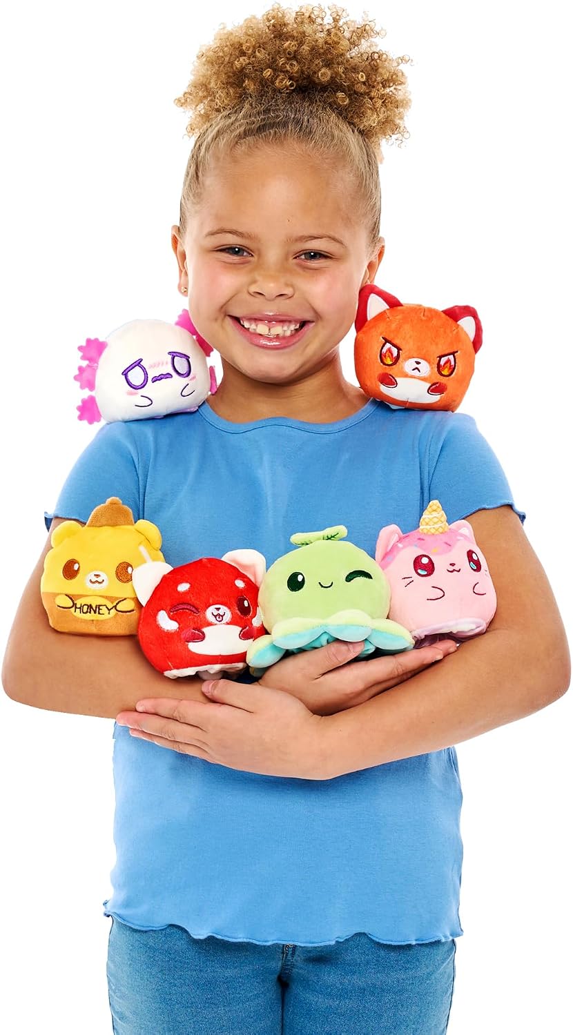 TeeTurtle Kawaii Cuties - Juego de caja ciega reversible de peluche...