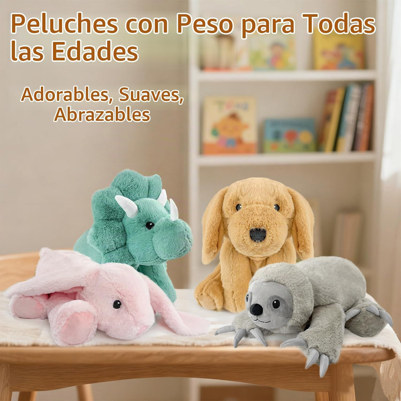 Lindo conejito de peluche con peso de 4.5 libras, de 22 pulgadas, s...