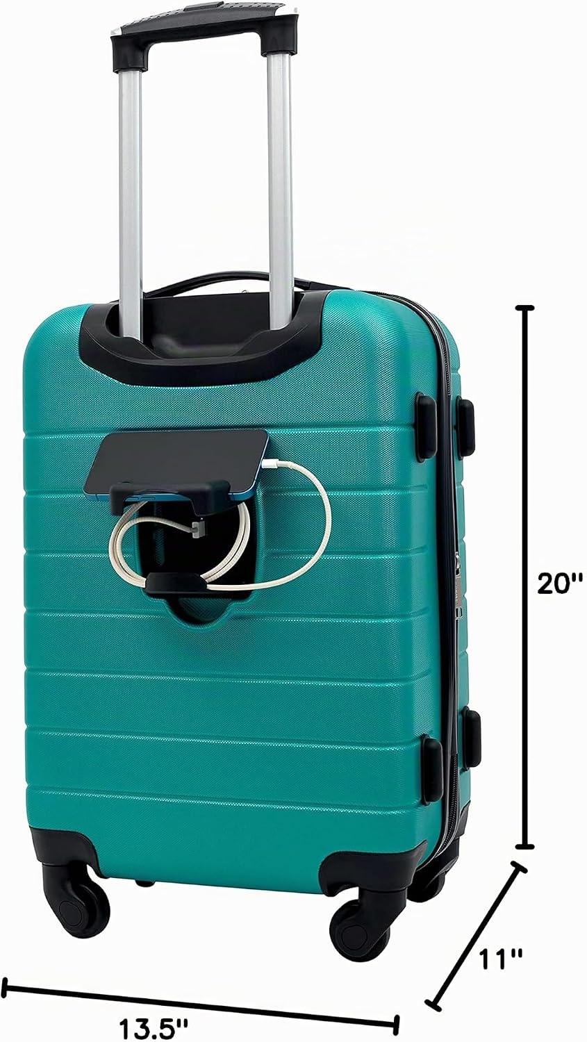 Wrangler Portavasos inteligente para equipaje y puerto USB, color v...