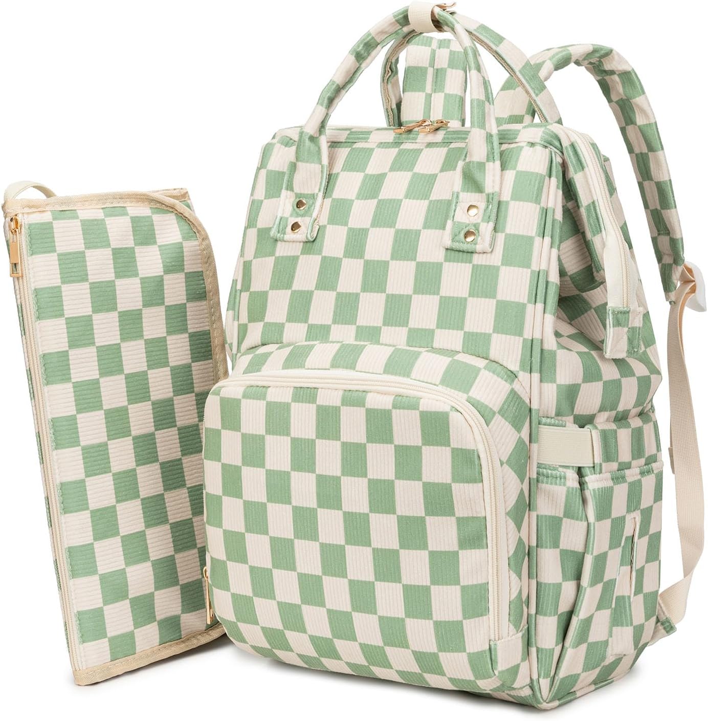 Mochila para pañales para mamá, bolsa de viaje de gran capacidad, b...