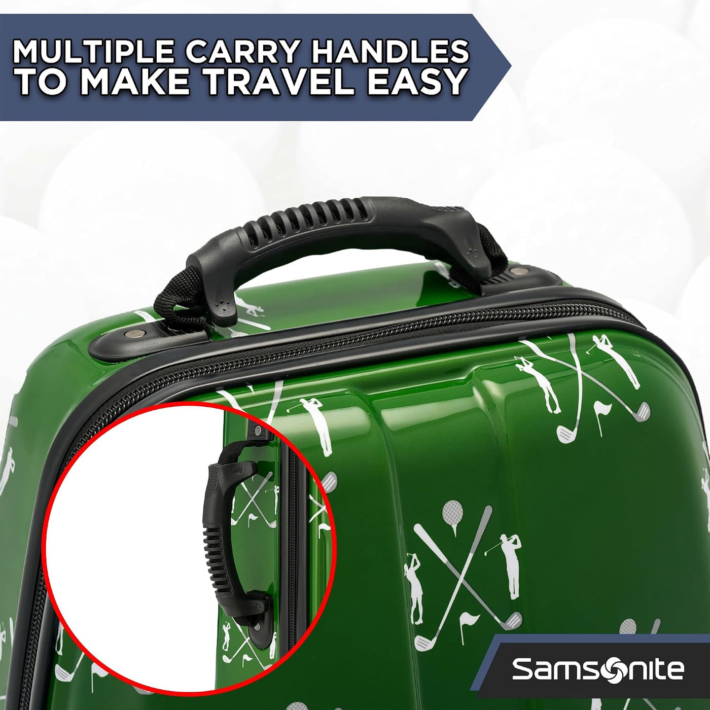 Samsonite Tour Deluxe - Funda rígida para golf, bolsa de viaje de g...