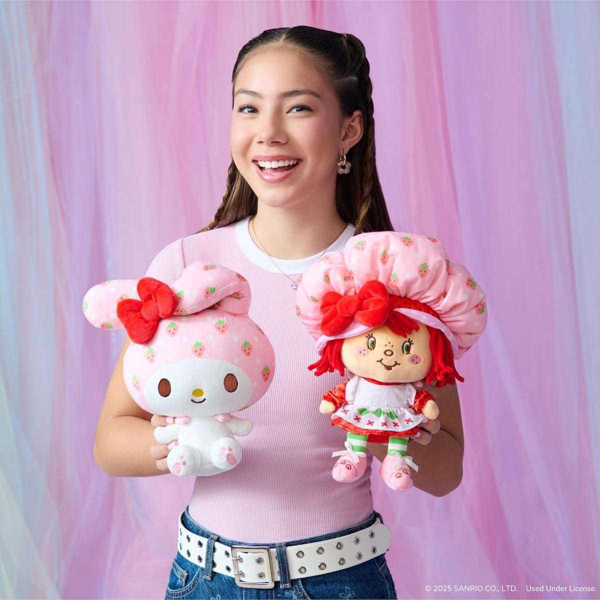 Jazwares Hello Kitty and Friends - Peluche de 8 pulgadas Strawberry...