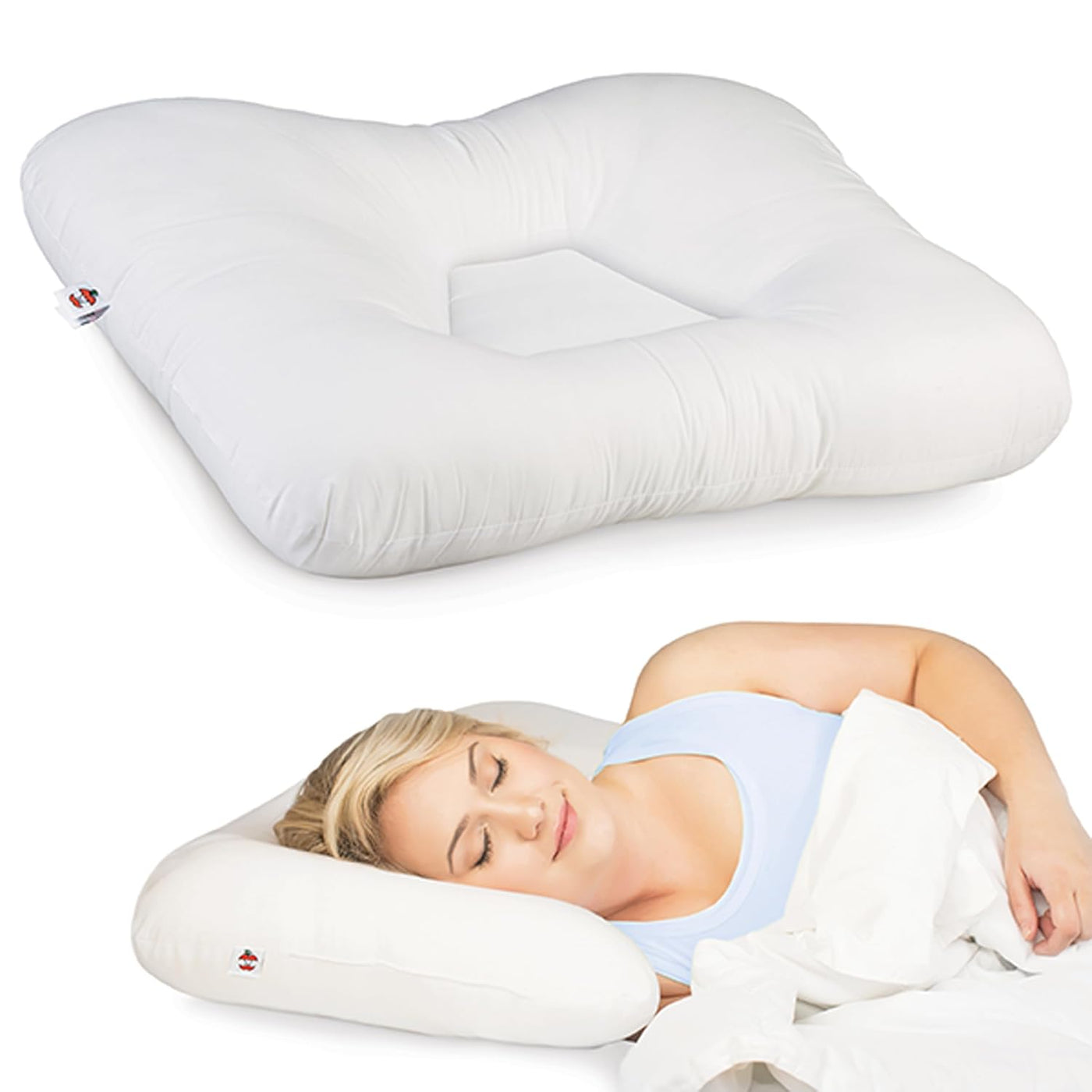 Almohada ergonómica Tri-Core para aliviar el dolor de cuello, tamañ...