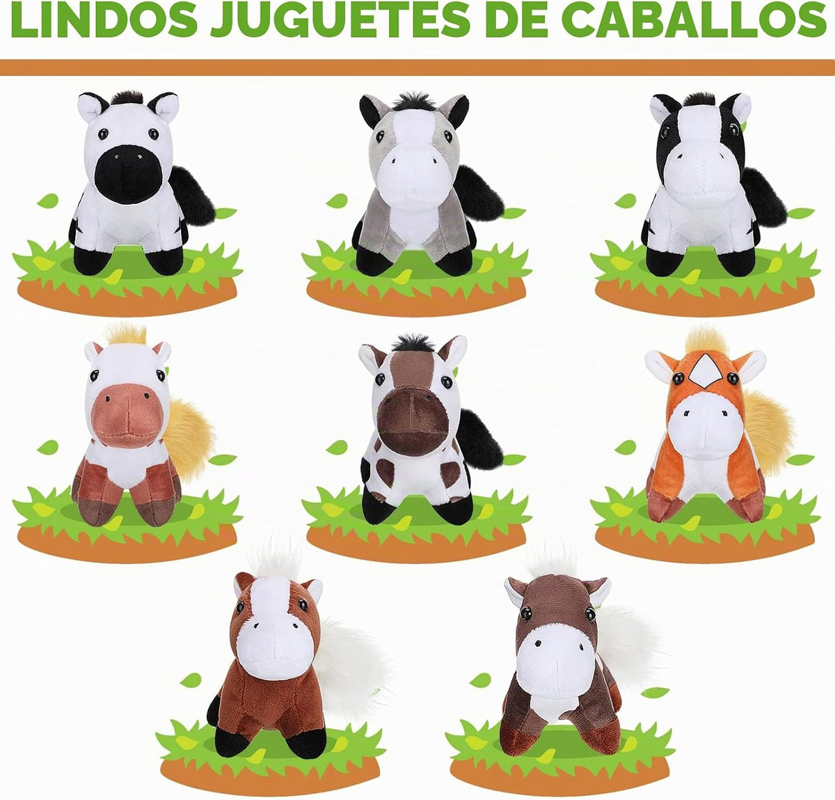 Sumind 8 piezas de animales de peluche de gato a granel, mascotas d...