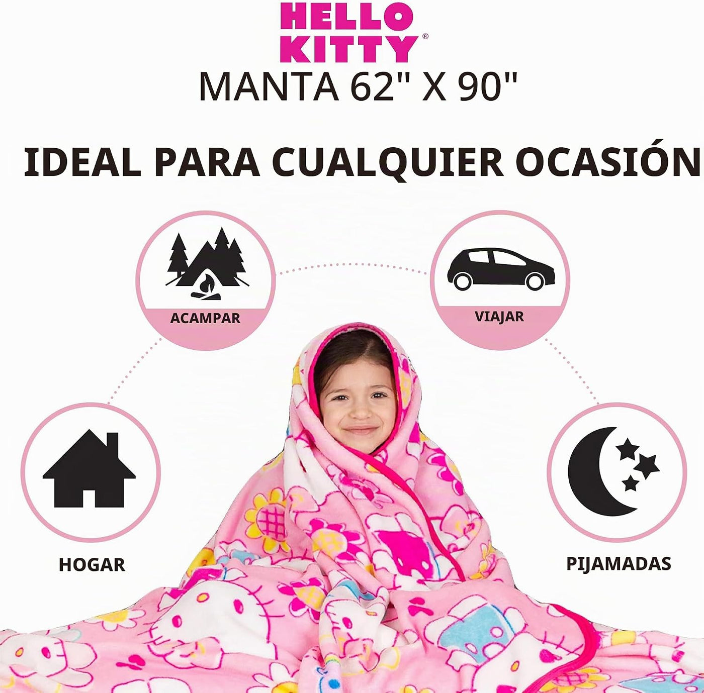 Franco - Ropa de cama infantil, manta de felpa supersuave para niño...