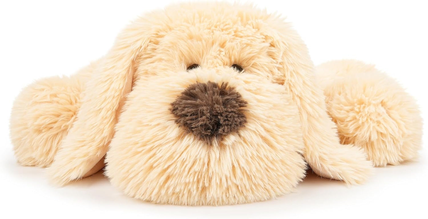 WEIGEDU Perro acostado Golden Retriever - Juguete de peluche, 21.6...