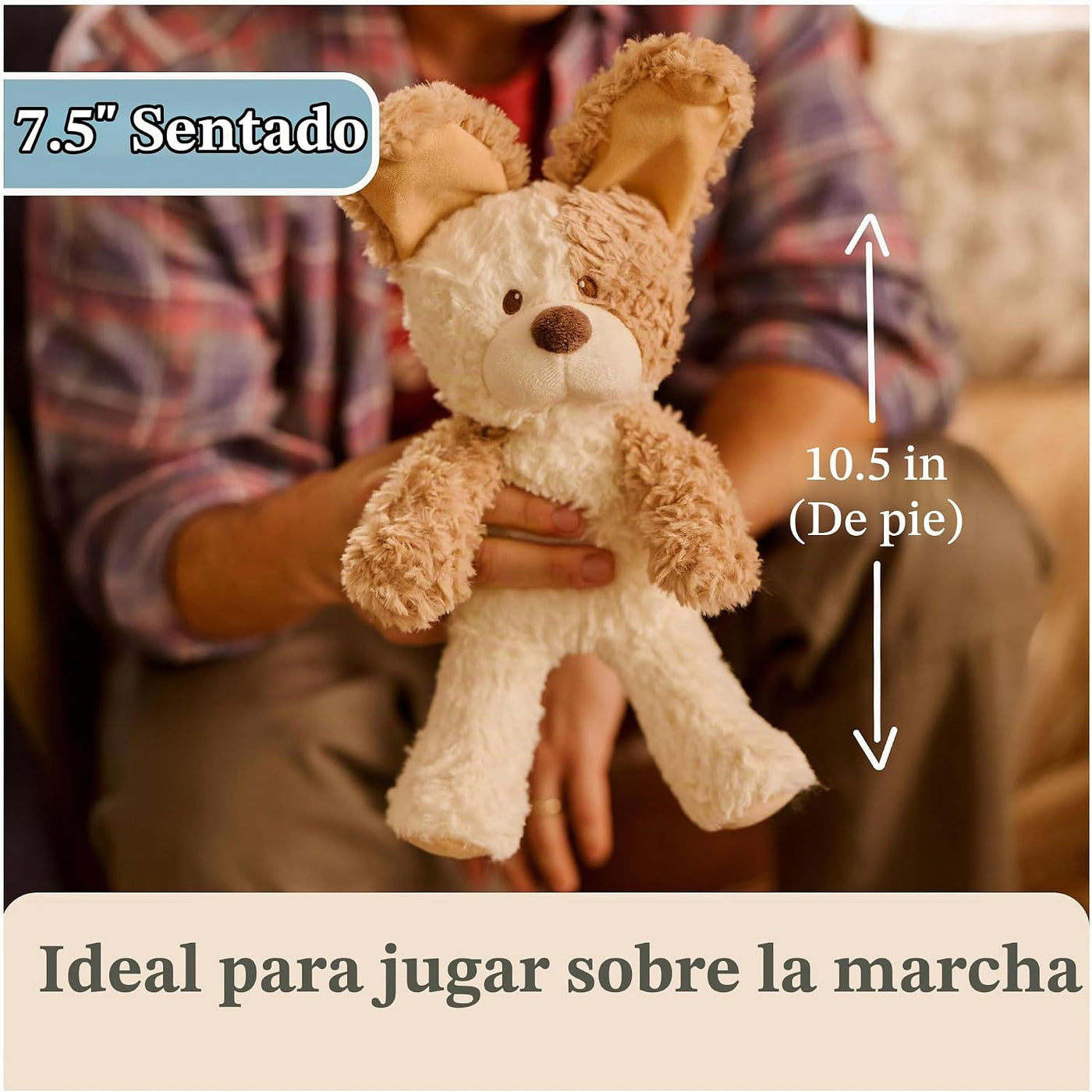 GUND Muñeco de peluche Baby Peek-a-Boo Peeki Puppy, animal de peluc...