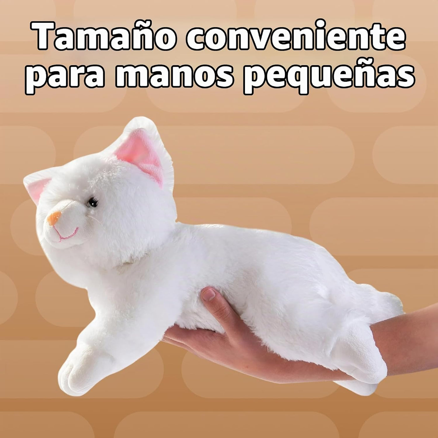 PREXTEX Juguetes de Peluche de Gato Animal de Peluche con 3 Gatos A...