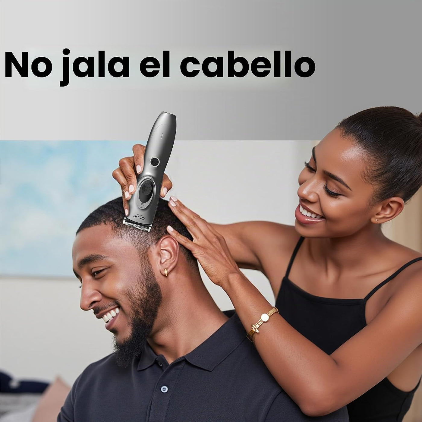 OLOV PROFESSIONAL Cortapelos para hombres, kit de cortapelos inalám...