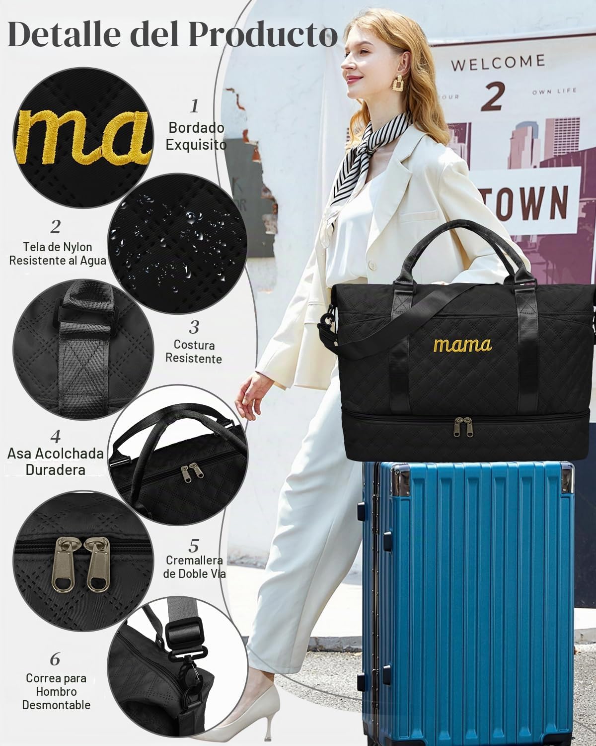 Mama Baby Bolsa de Hospital Esencial para Embarazo para Mujeres Par...