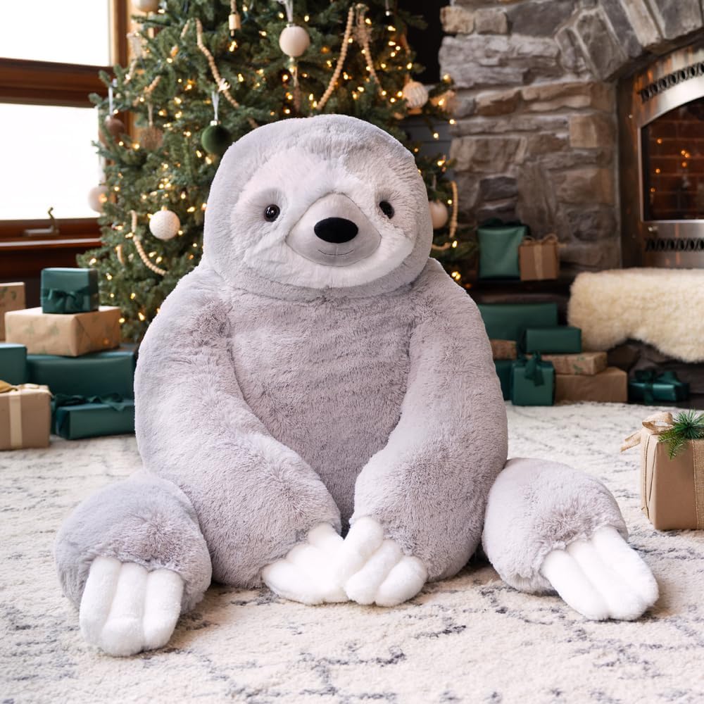 Vermont Teddy Bear Peluche de perezoso gigante de 4 pies | USA Bear...