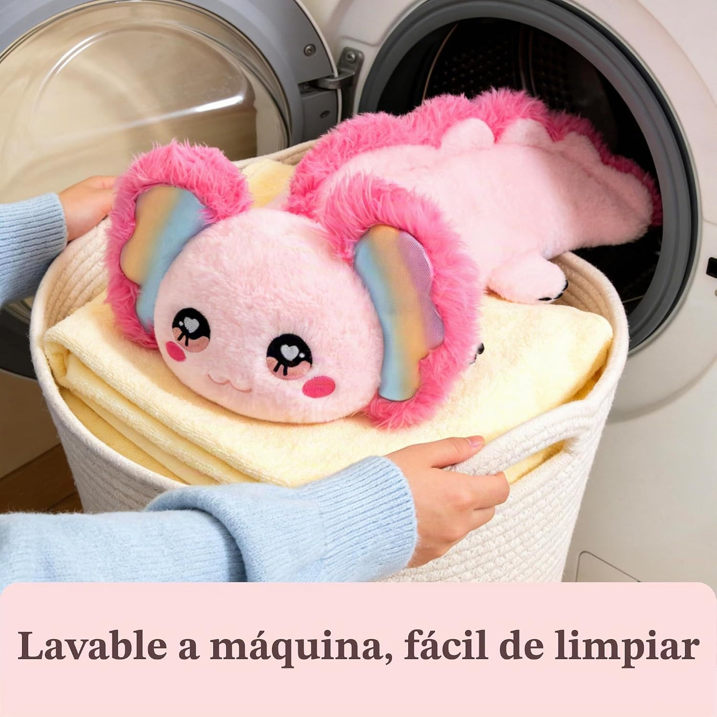 IKASA Peluche de Axolotl Grande, Animal de Peluche Suave Jumbo, 18&...