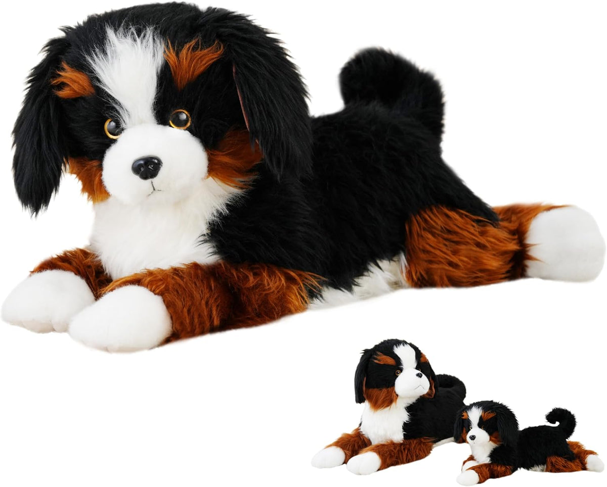 AmyToo Animal de peluche con peso, cachorro de peluche suave, perro...