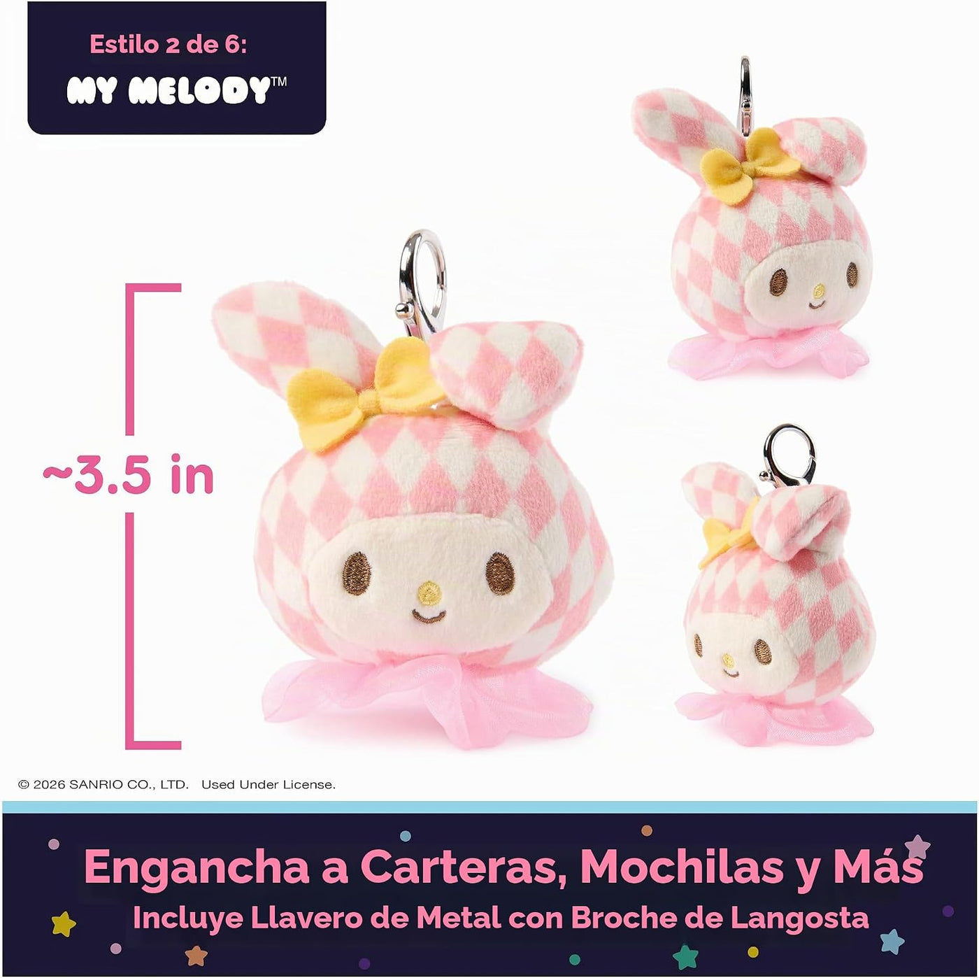 GUND Hello Kitty & Friends Peluche de circo sorpresa de 3 pulgadas...