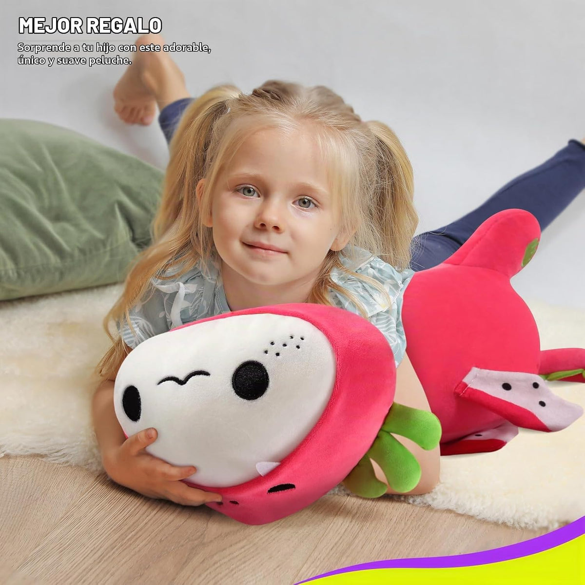 Onsoyours - Linda almohada afelpada grande con diseño de ajolote\/p...