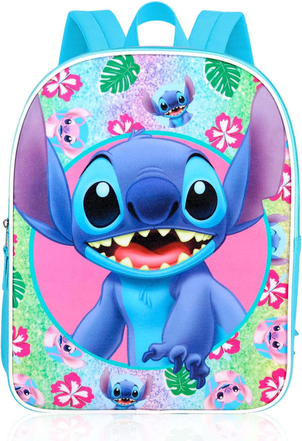 Lilo And Stitch Mochila escolar y bolsa de almuerzo, paquete de 4 p...