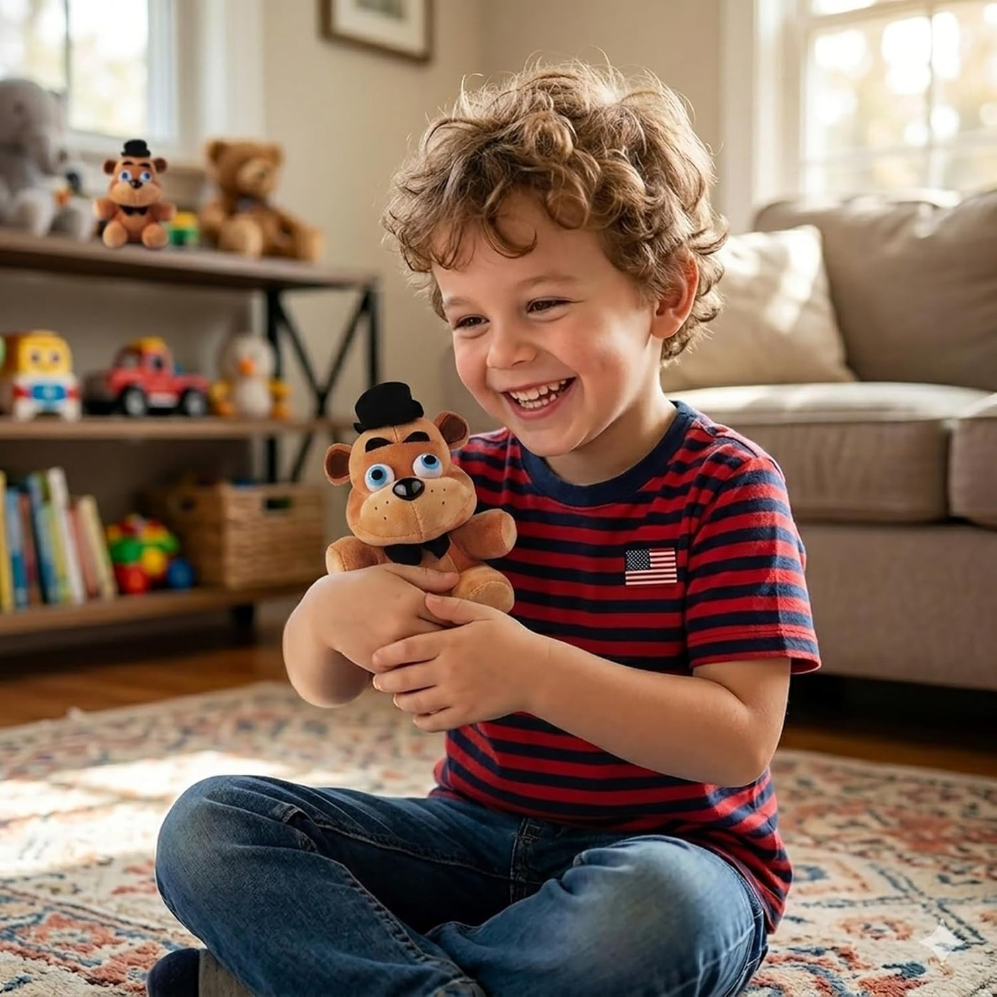 PLIIMONA Juego de 4 juguetes de peluche de animales de terror, anim...