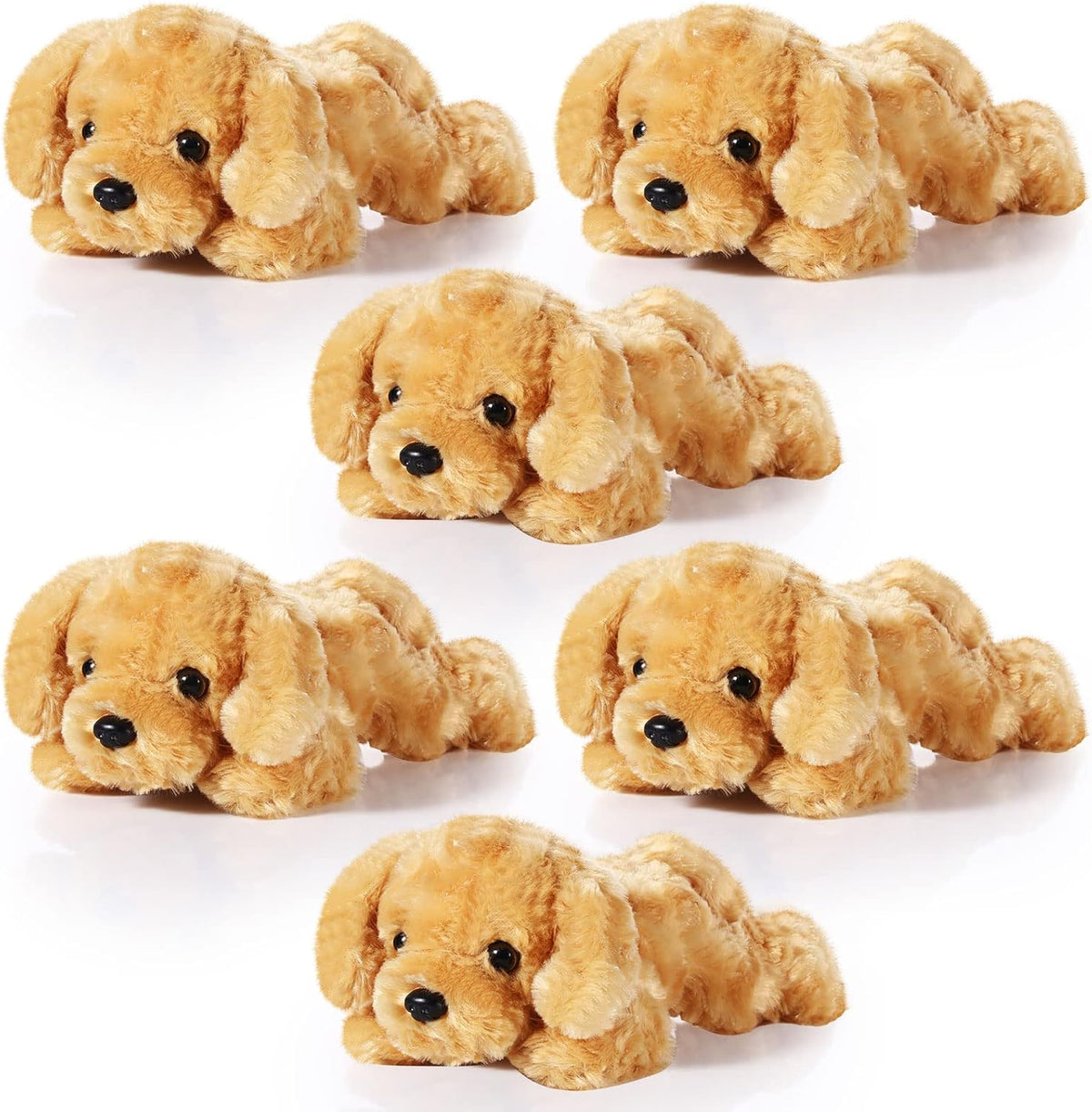 Harrycle 6 piezas 20 cm de animal de peluche de perro de peluche de...