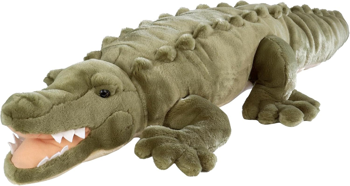 Wild Republic Jumbo - Animal gigante de peluche, Cocodrilo, 30"