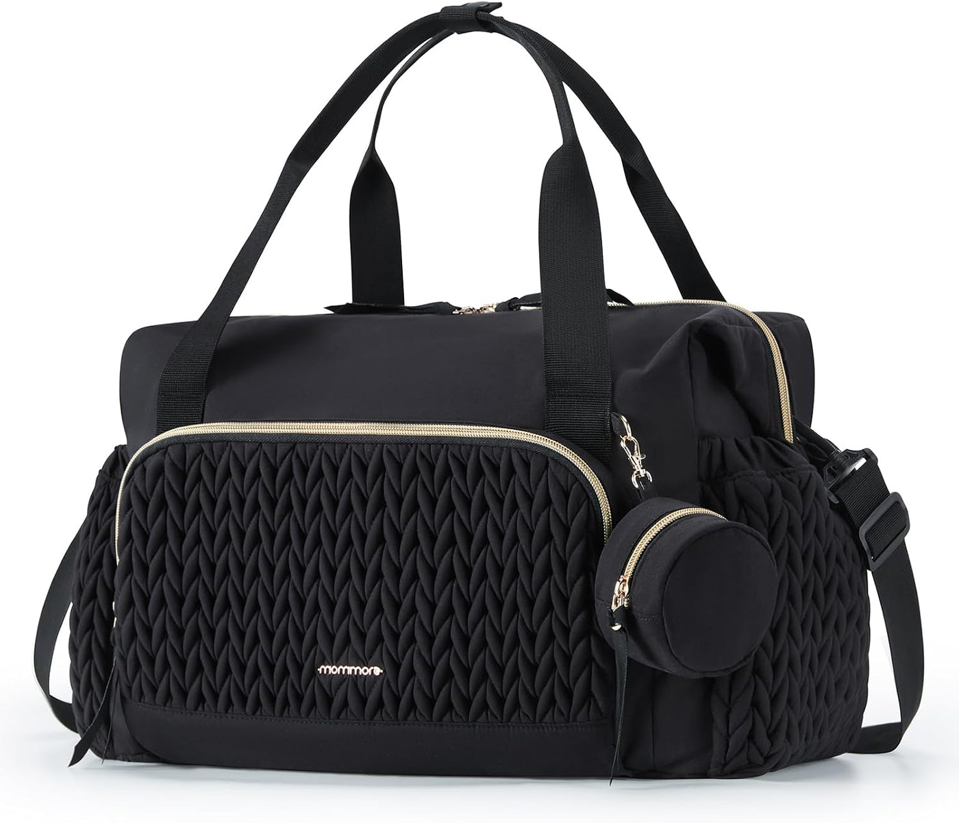 mommore - Bolso para pañales, bolsos de gran capacidad para viajes,...