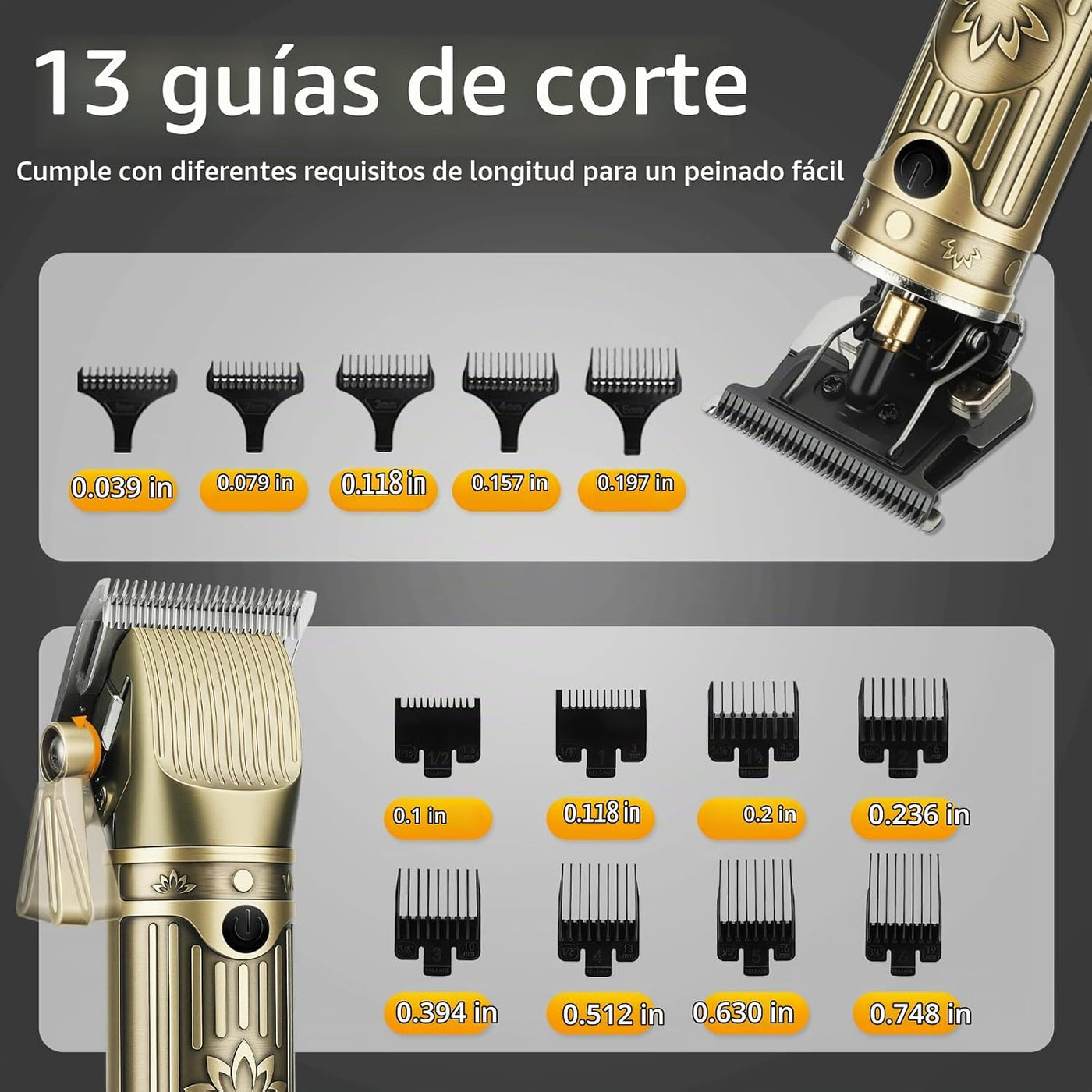 Bomxin Cortadoras de Cabello para Hombres Profesionales, Cortadoras...