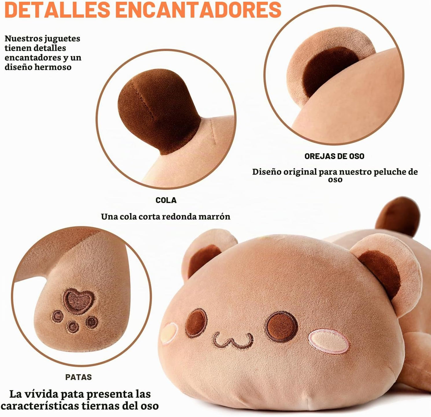 Onsoyours Lindo Oso de Peluche de 20" Juguete de Animal de Pelu...