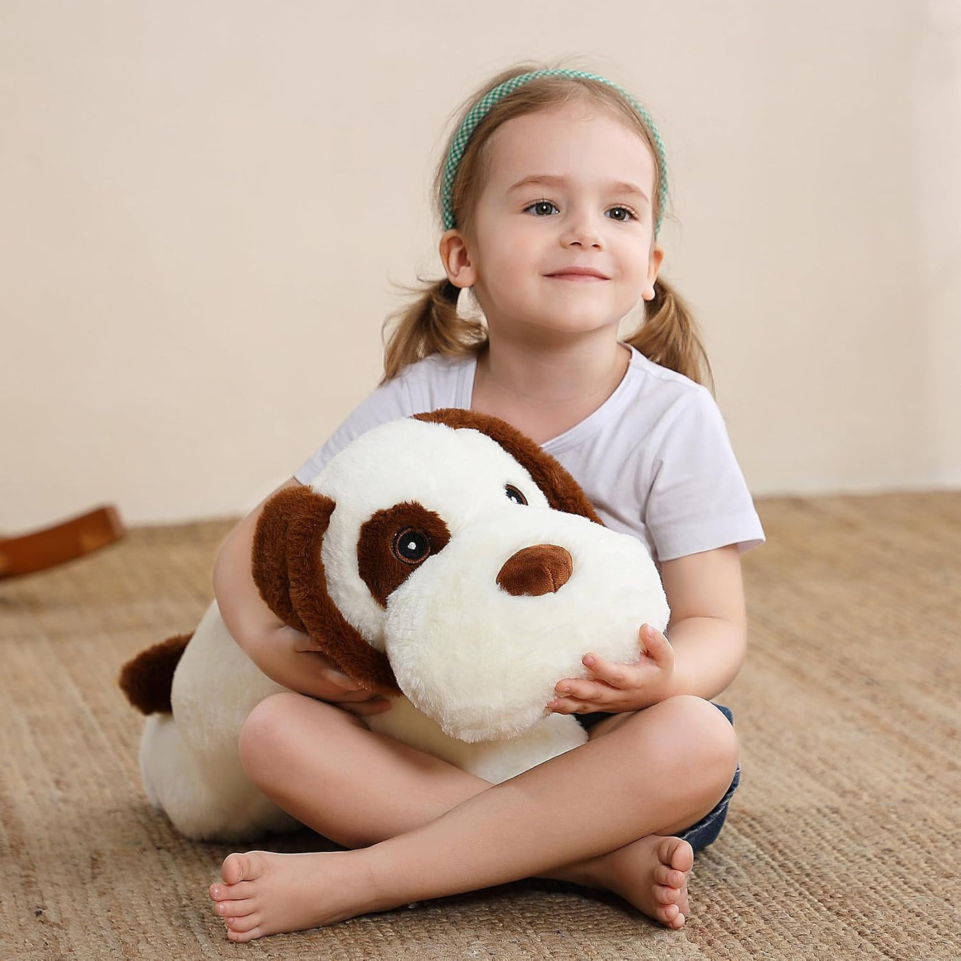 JellyMallow Animales de peluche con peso para perros de 5 libras y...