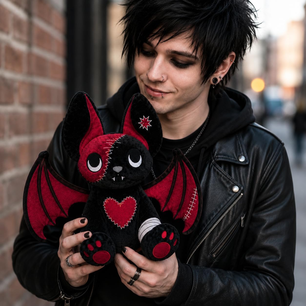 PHITECUS Murciélago Gótico de Peluche - Lindo Peluche Espeluznante,...
