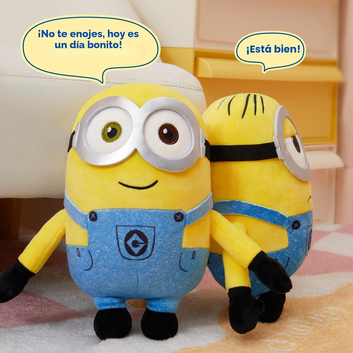 MINISO Animales de Peluche Minions de 8" (Bob), Lindos Animales...